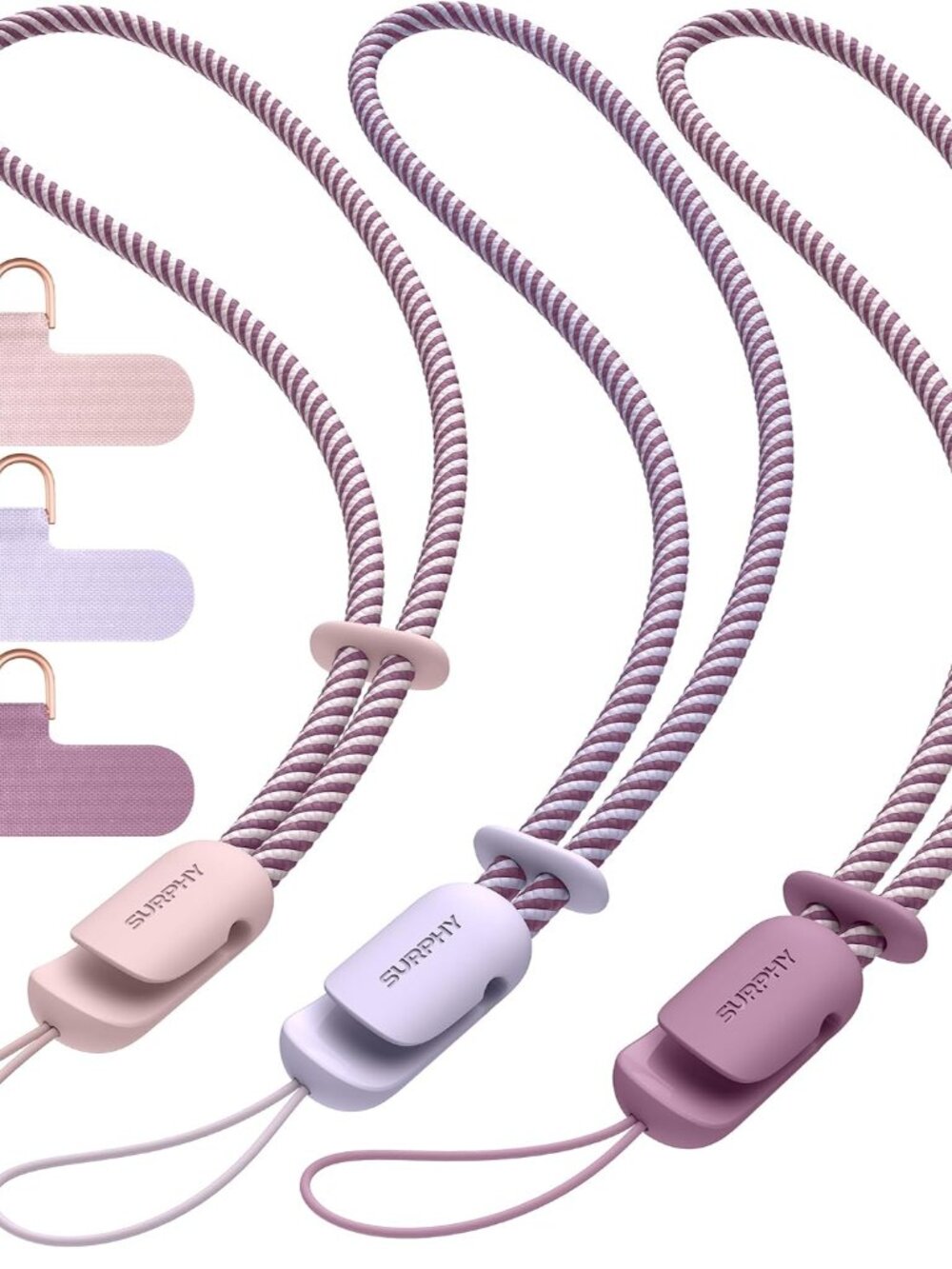 3 Pack Phone Wrist Strap, Phone with Cellphone Tether Tab